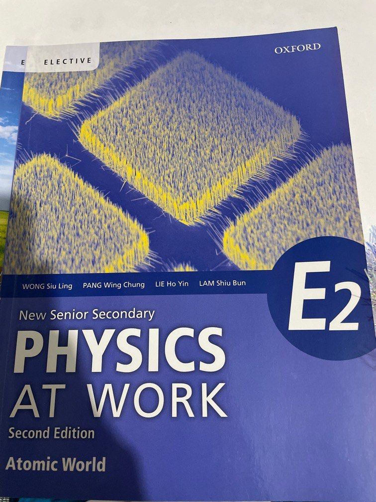 New senior secondary physics at work book e2 