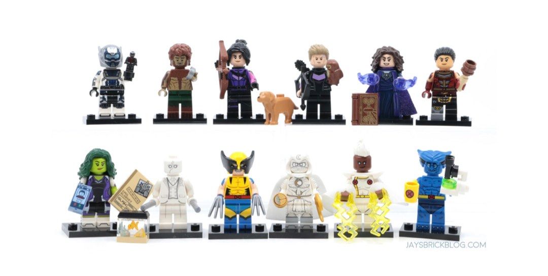 Cmf Series Marvel Lego Minifigures Set LEGO Minifigures Beast, X