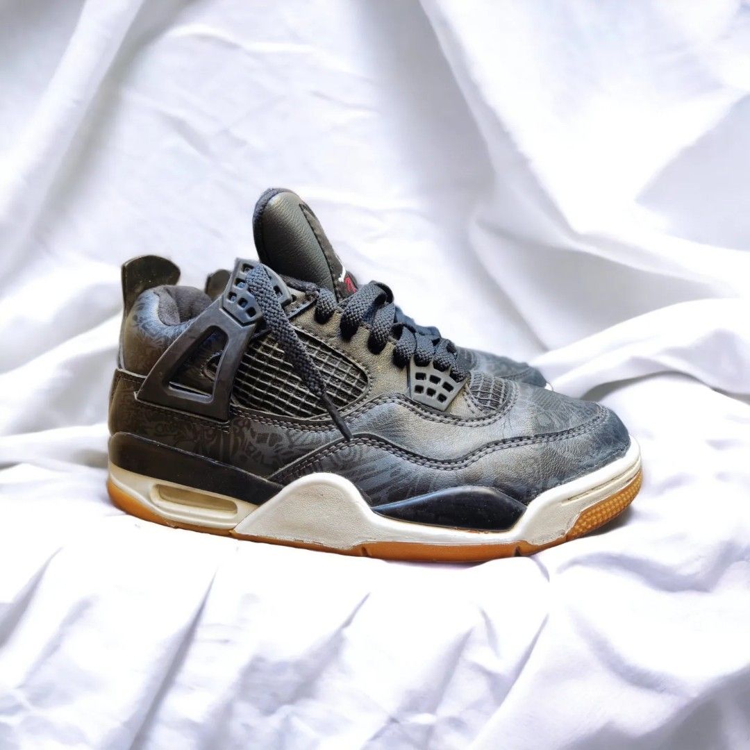 jordan retro 4 black laser