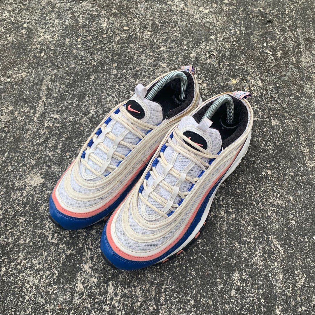 air max 97 white game royal pink