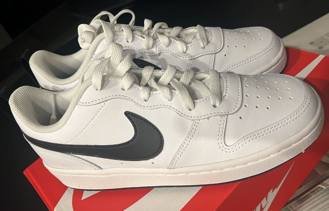 Nike Court Borough Low 2 GS White Black