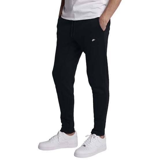 Black nike modern online joggers