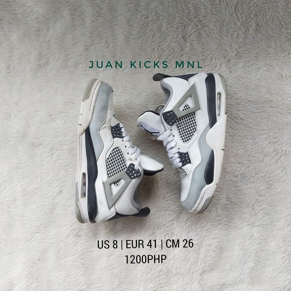 Nike J4 Cement Men s Fashion Footwear Casual Shoes on Carousell