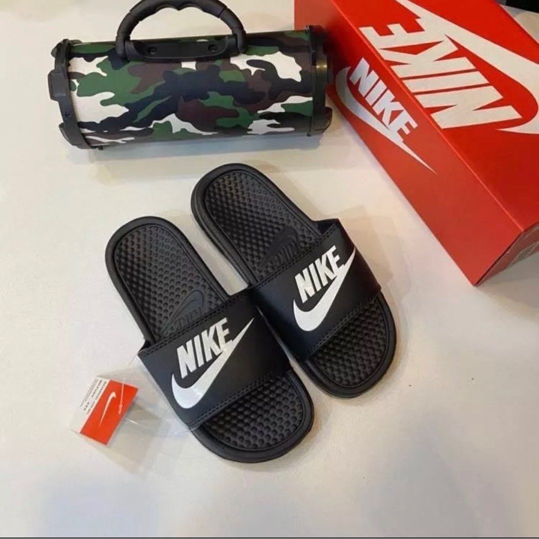 Nike Slides, Women's Fashion, Footwear, Flipflops and Slides on Carousell