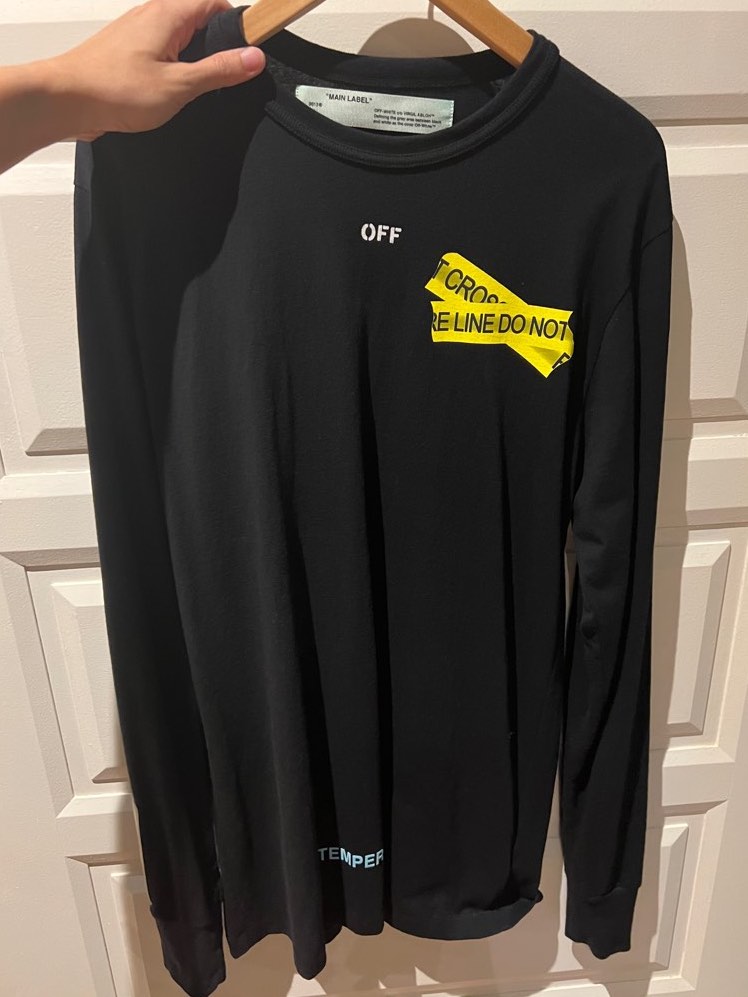Off white firetape long sleeve on sale