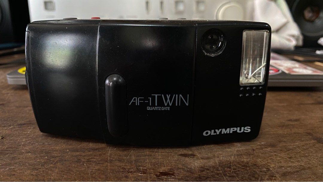 Olympus AF-1 Twin (Category: Cameras) located in Tabaco. Submitted by cinemahilig (Listing ID 1248892305, Image 1). Description: Good working condition. Sharp. Film tested. Last price posted. Buyer shoulders shipping. Item location: Tabaco City, Albay. 09395763344.