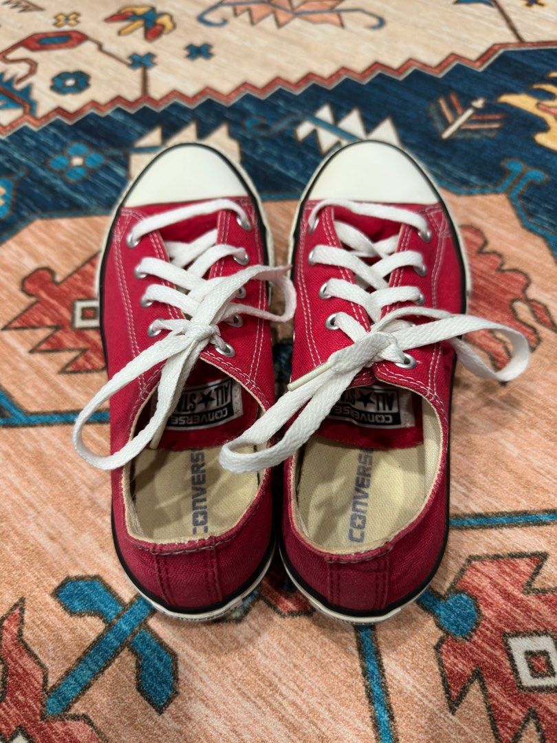 ORIGINAL Converse Chuck All Star Canvas Red Women s Fashion