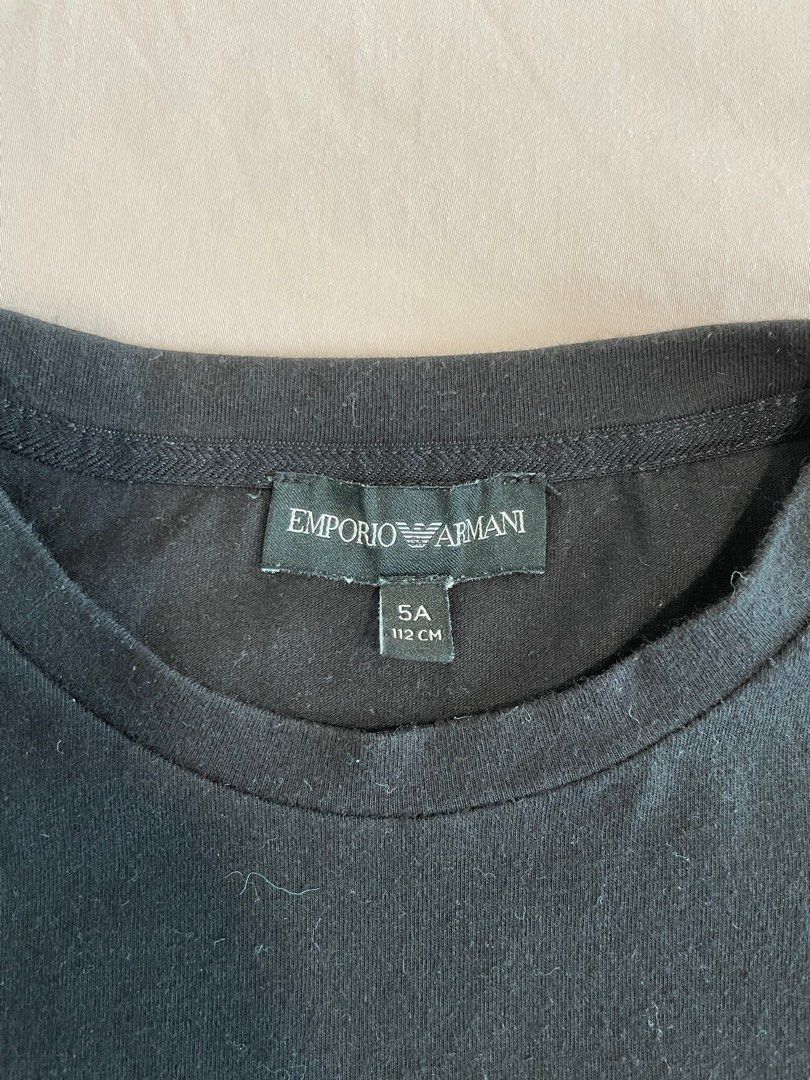 Girls armani cheap t shirt