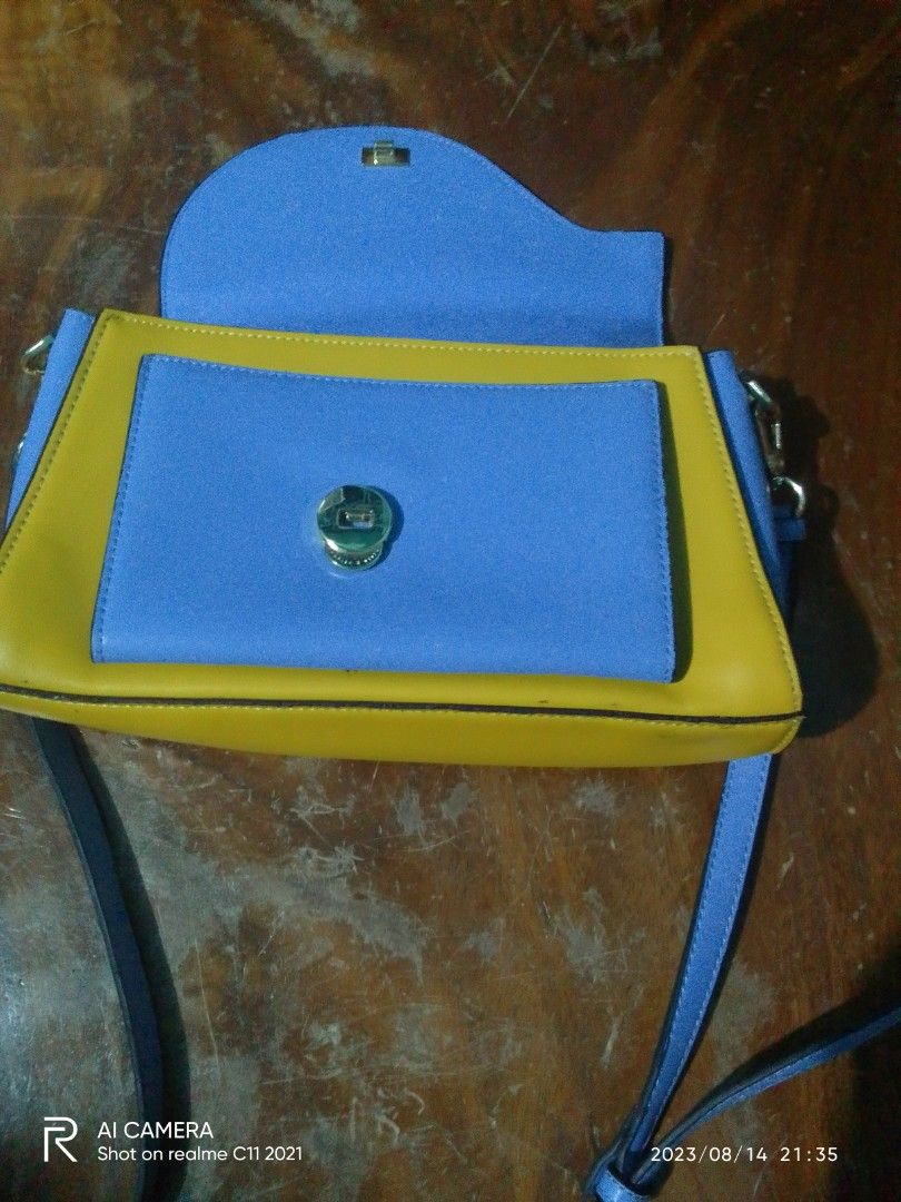 Original preloved Charles and Keith Angular bag, Women's Fashion, Bags