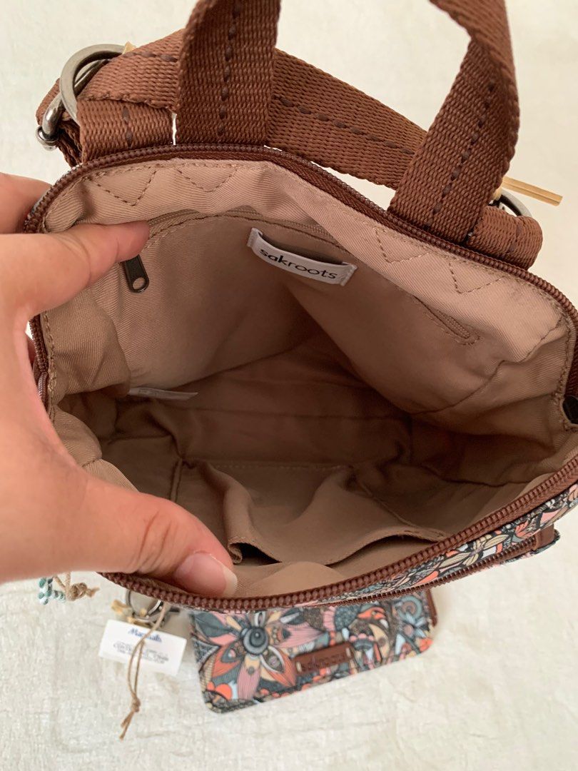 Original Sakroots Loyola Mini Backpack and Card Wallet Women s