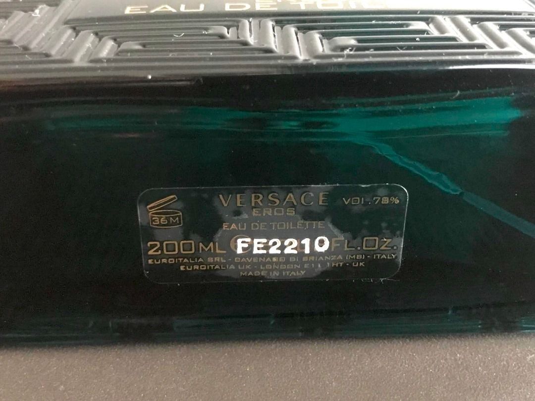 Versace eros 200ml clearance uk