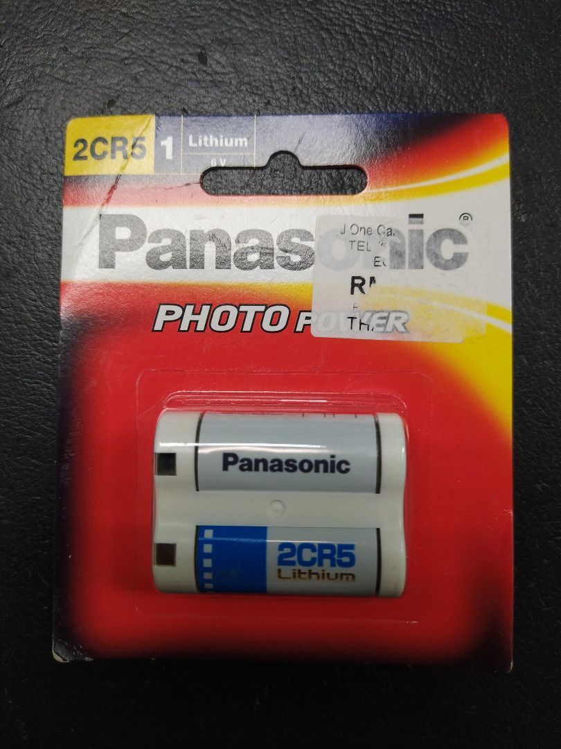 Panasonic 2CR5 Lithium Battery (6V), Photography, Photography ...
