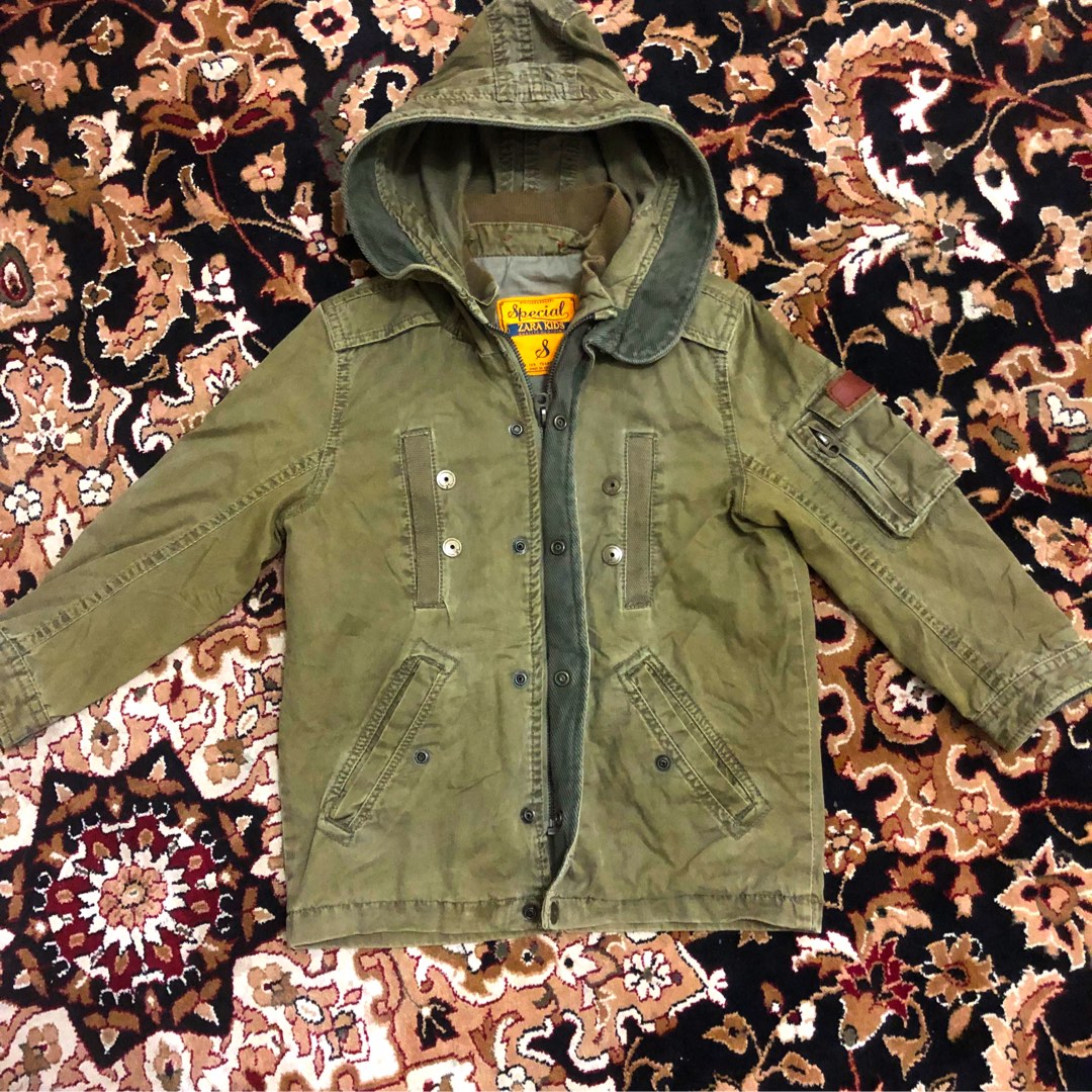 Parka Zara Kids Babies Kids Babies Kids Fashion on Carousell