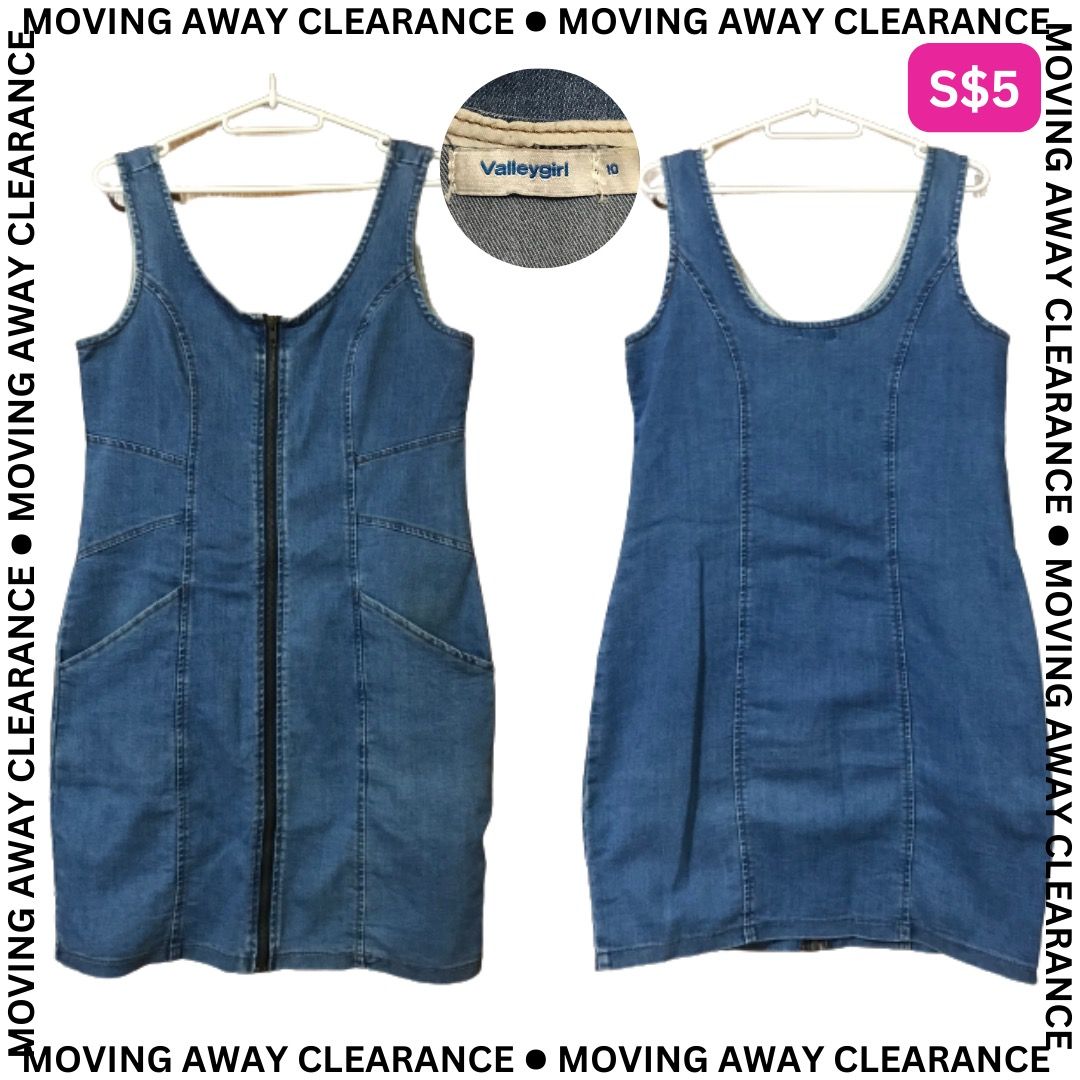 Valley girl denim cheap dress