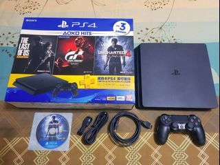 (便宜可免運)PS4 slim薄型二代主機+遊戲