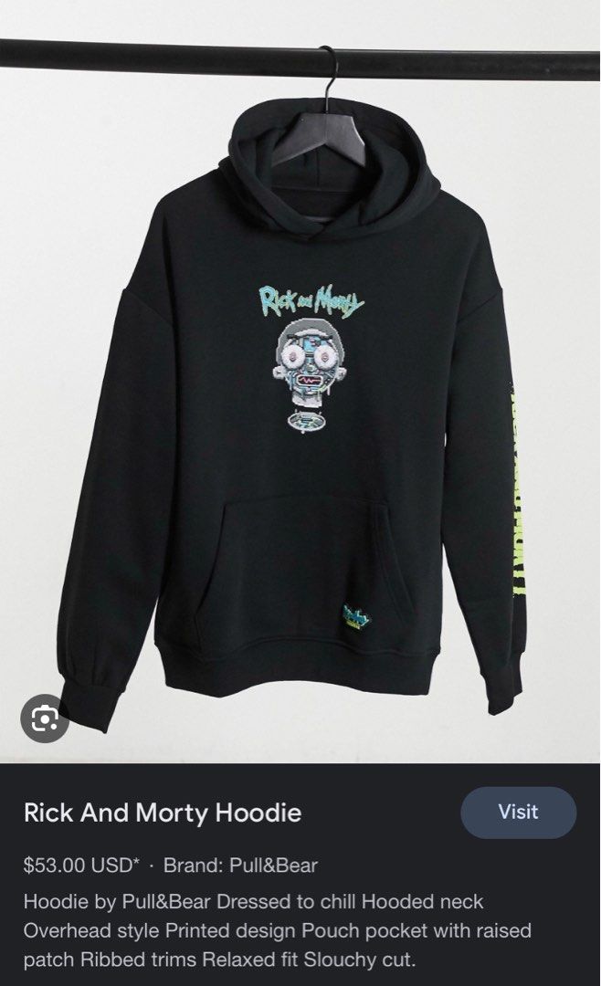 Rick and morty best sale sweater pull and bear