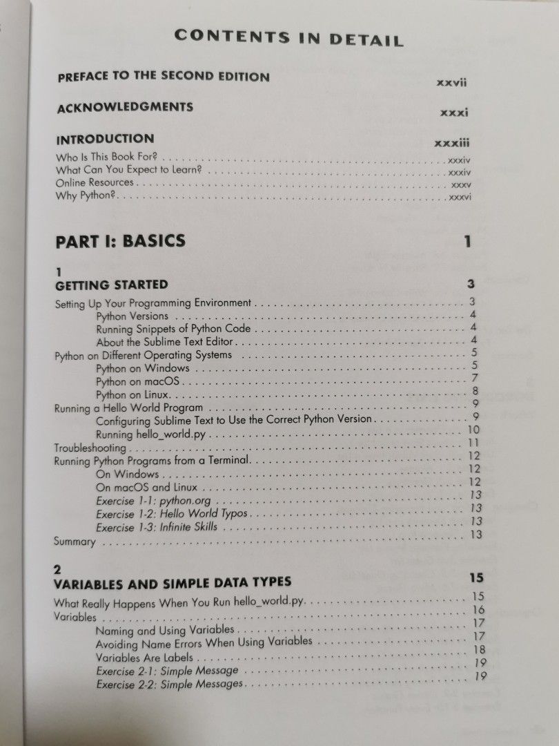 Python Crash Course, Hobbies & Toys, Books & Magazines, Textbooks on ...