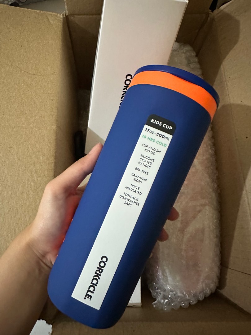 CORKCICLE : KIDS CUP ELECTRIC NAVY 17OZ
