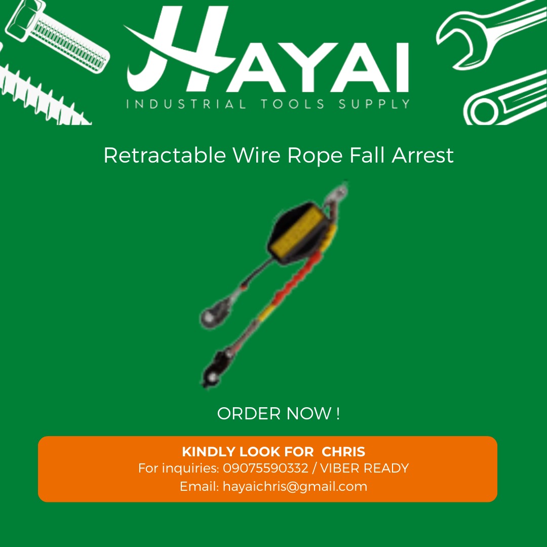 Retractable Wire Rope Fall Arrest, Commercial & Industrial