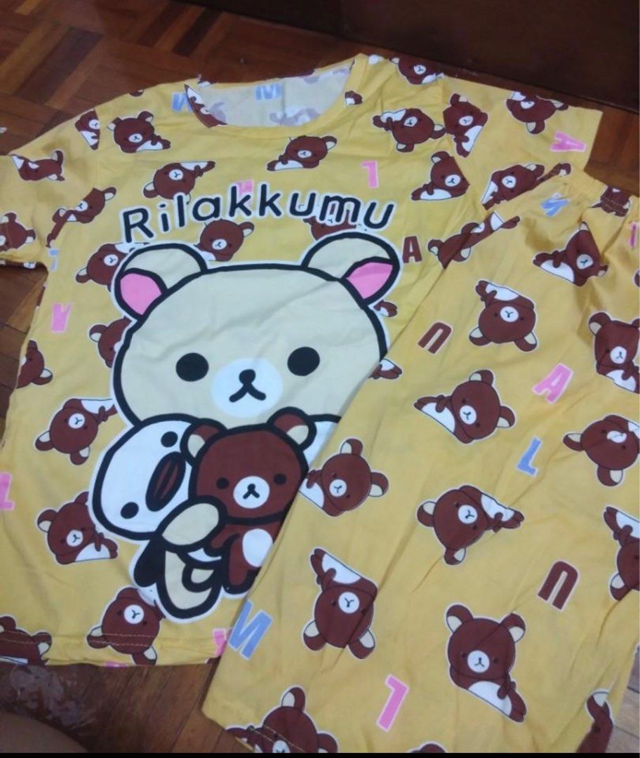 Rilakkuma korilakkuma pajamas set, Women's Fashion, Activewear on Carousell