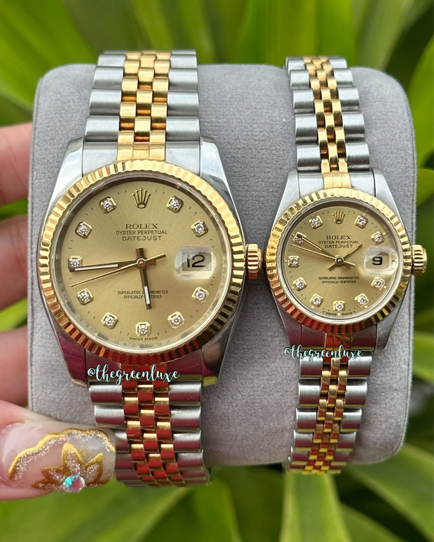 Datejust sizes sale