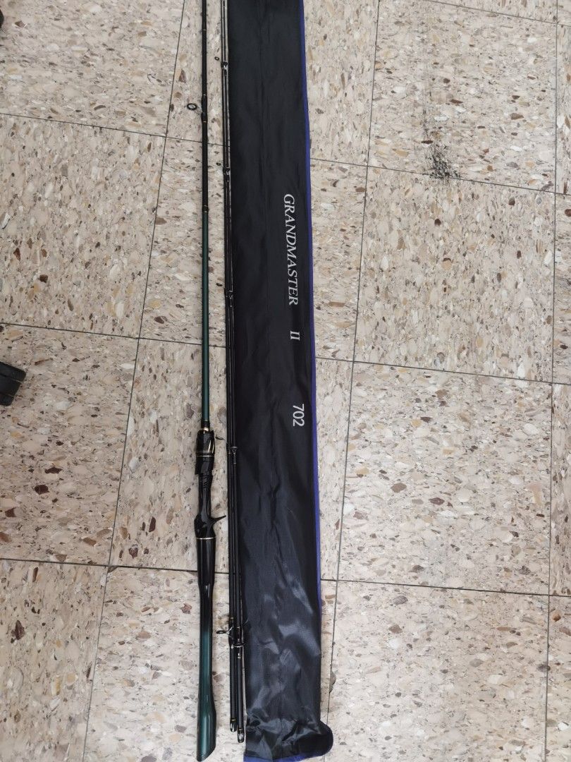 Rollfish Grandmaster II 702 baitcasting fishing rod line weight10