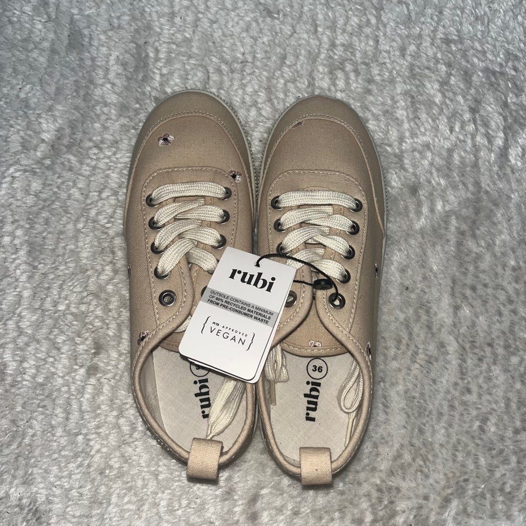 Rubi Shoes by Cotton On CARA LACE UP - Trainers - white/beige - Zalando.ie