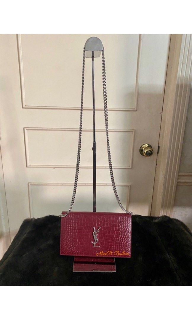 Ysl wallet on chain best sale sale