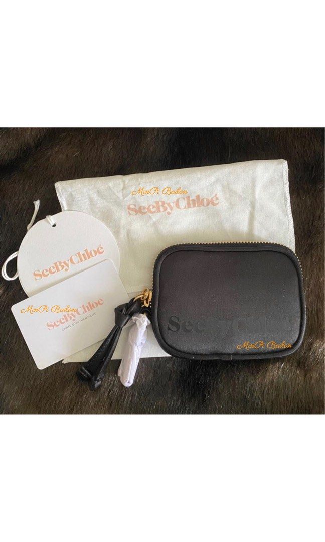 See by Chloe Coin and Key Holder (Category: Wallets & Card holders) located in Paranaque City. Submitted by mommakitty (Listing ID 1191893989, Image 1). Description: No more haggling, please 🙏 First to pay, gets the item 🙏 Purchased, stored then forgotten 😔 Bought in Italy With cards and dust bag MOP : GCash or BPI. Will online accept online payments. PIOG .