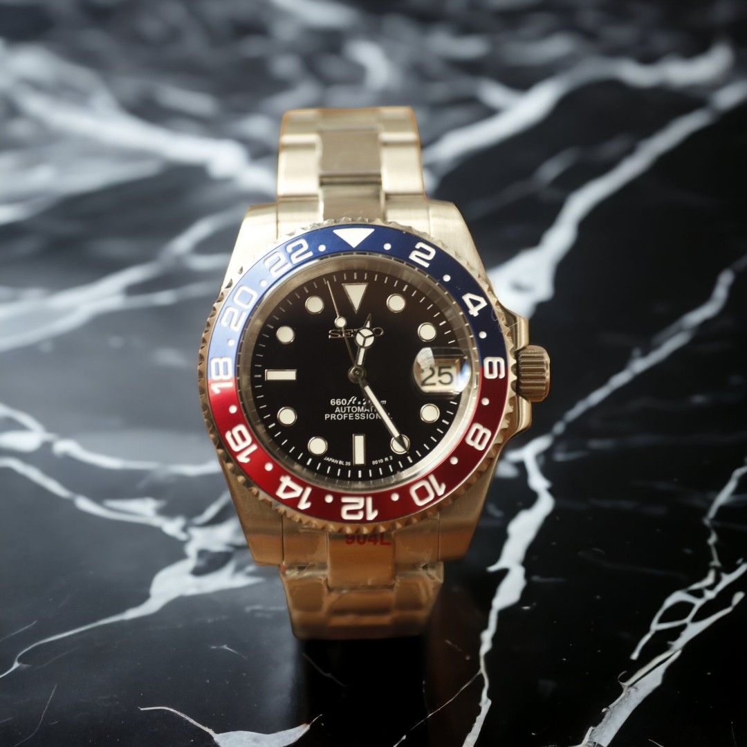 Seiko Mod Submariner Pepsi Luxury Watches on Carousell