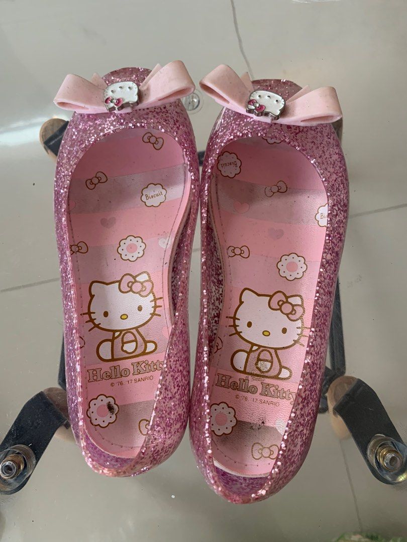 Sepatu jelly flat Shoes Hello kitty anak, Bayi & Anak, Baju Anak