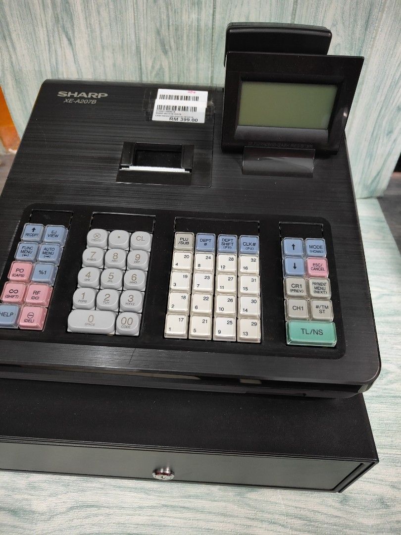 Sharp XEA207B Electric Cash Register Model XE207B, Health