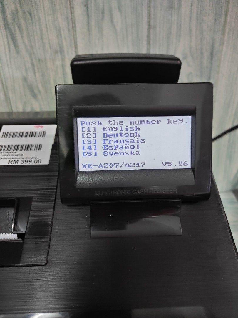 Sharp XEA207B Electric Cash Register Model XE207B, Health