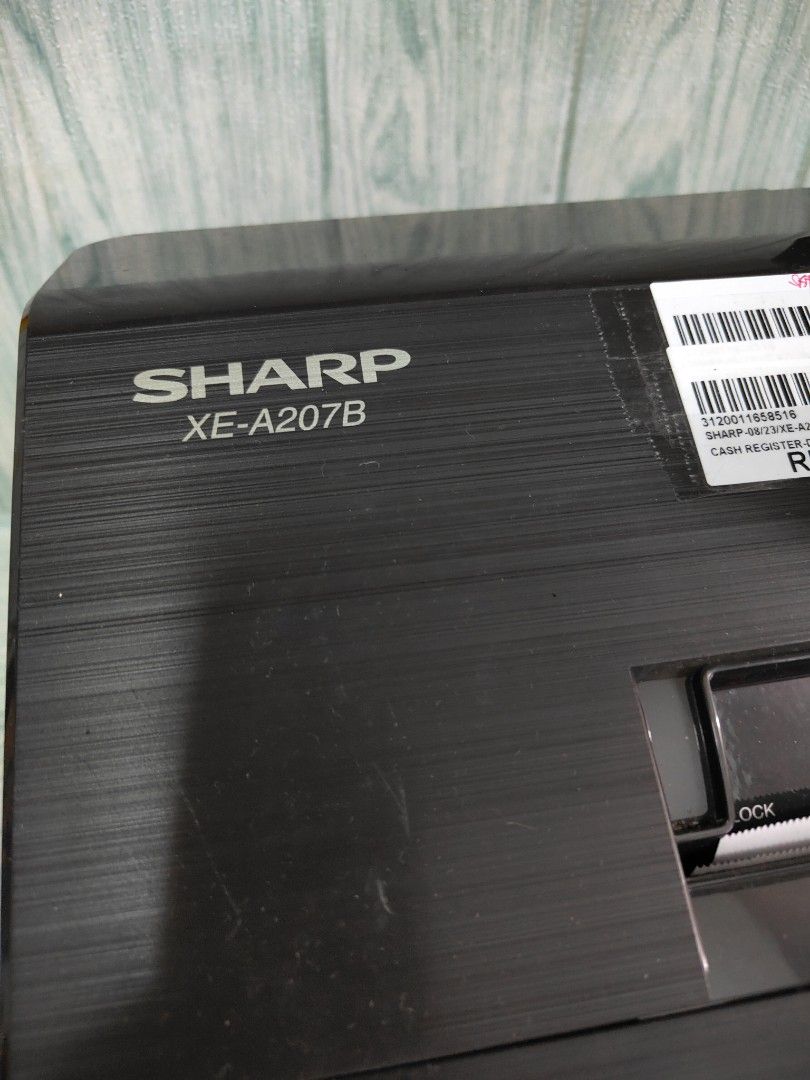 Sharp XEA207B Electric Cash Register Model XE207B, Health