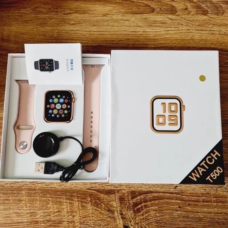 Smart watch T500 Pink Fesyen Wanita Jam Tangan di Carousell