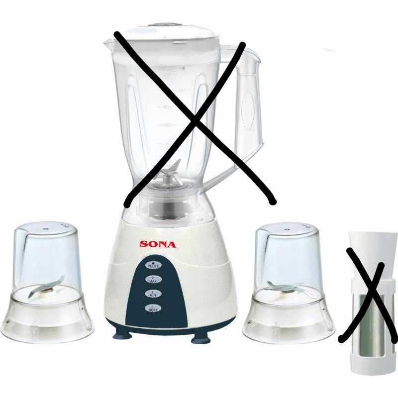 SONA 1.5L Blender SB 3008 (NO BIG Juice blender only Small blenders