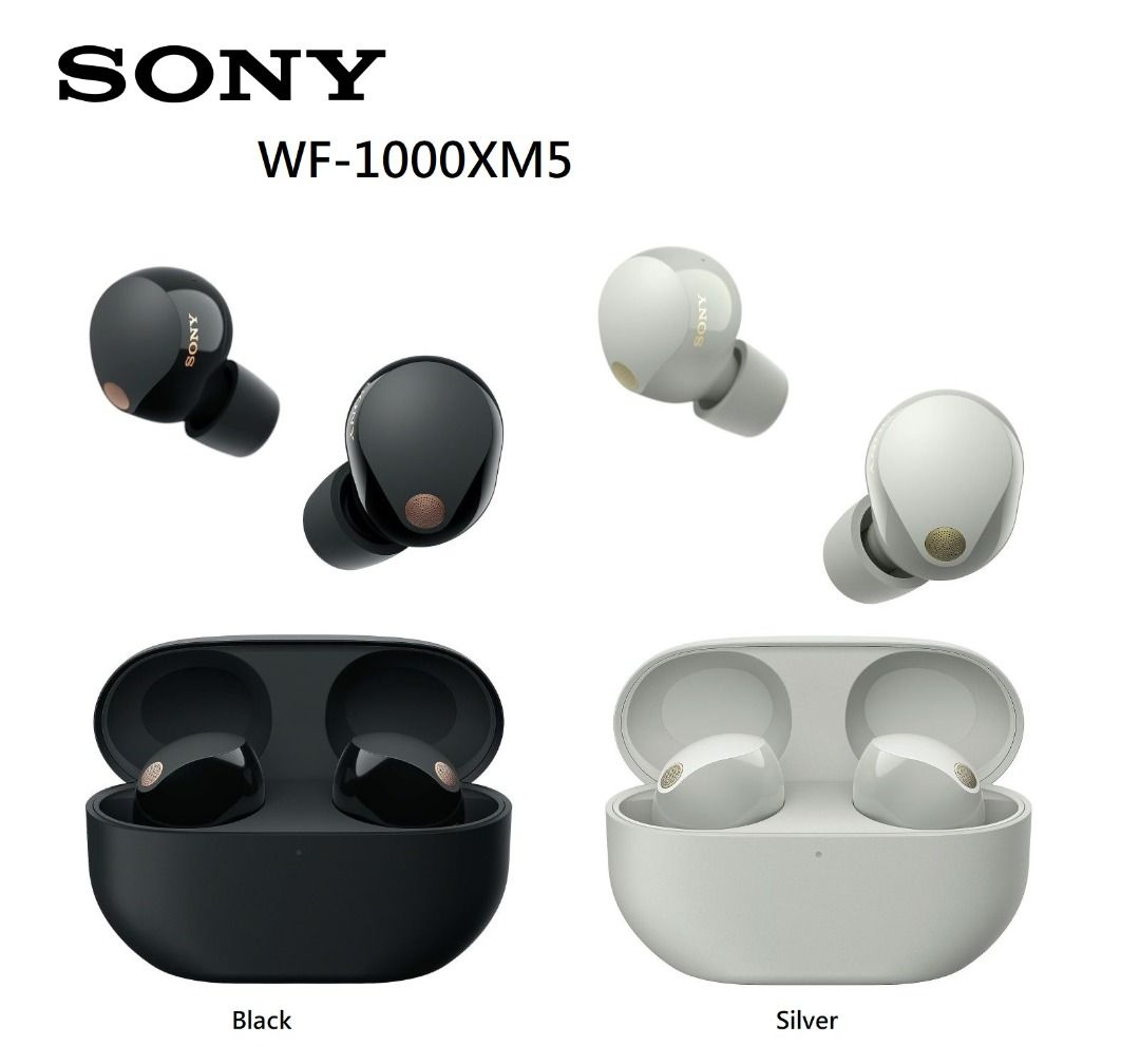 Sony WF-1000XM5 Wireless Noise Cancelling Earbud Headphones 無線