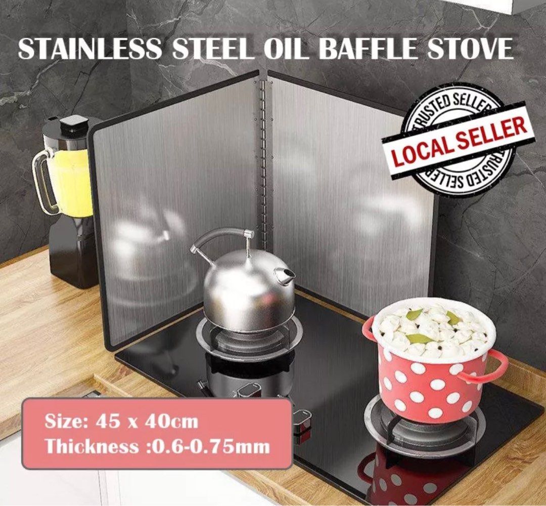 Stainless steel oil baffle stove high temperature resistant baffle