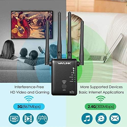 Wavlink AC1200 Dual Band WiFi Range Extender, Repeater / Access Point 