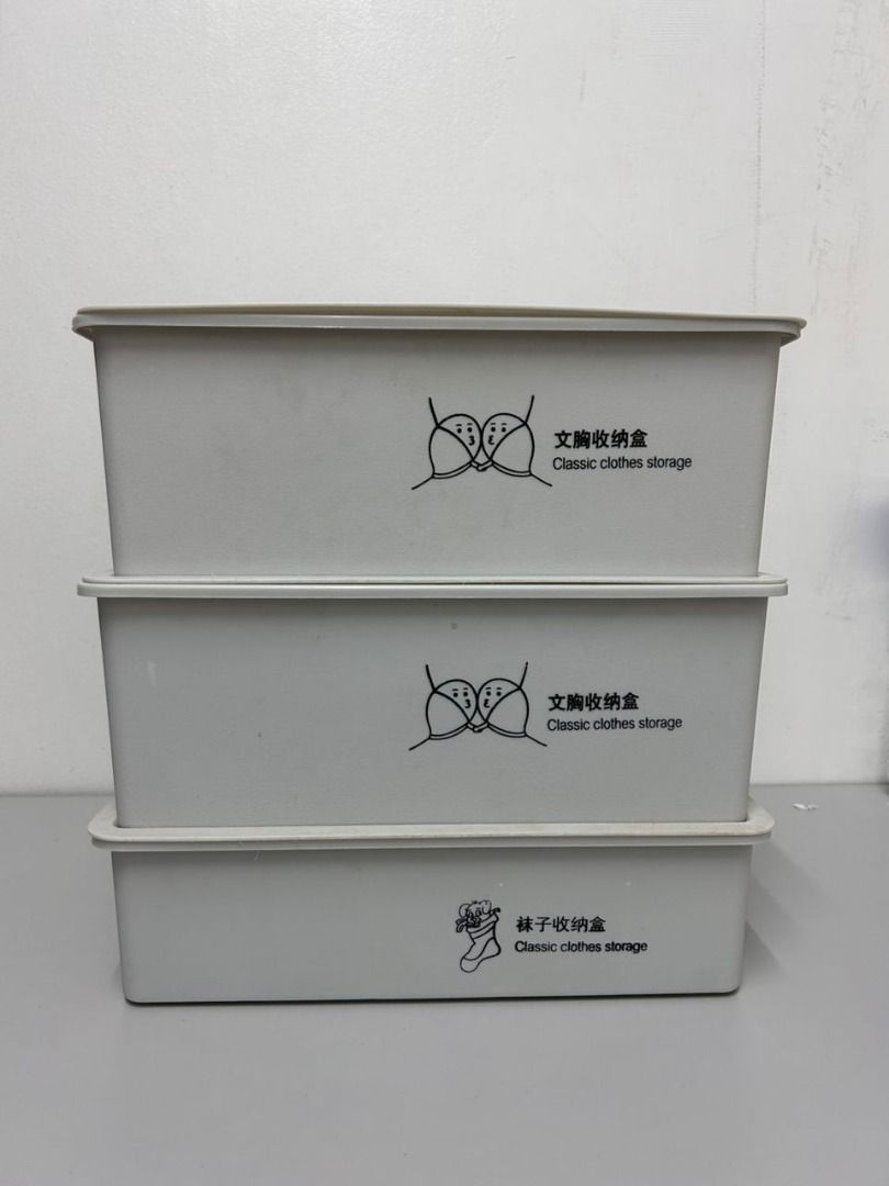 Storage box drawer set organizer, Furniture & Home Living, Home