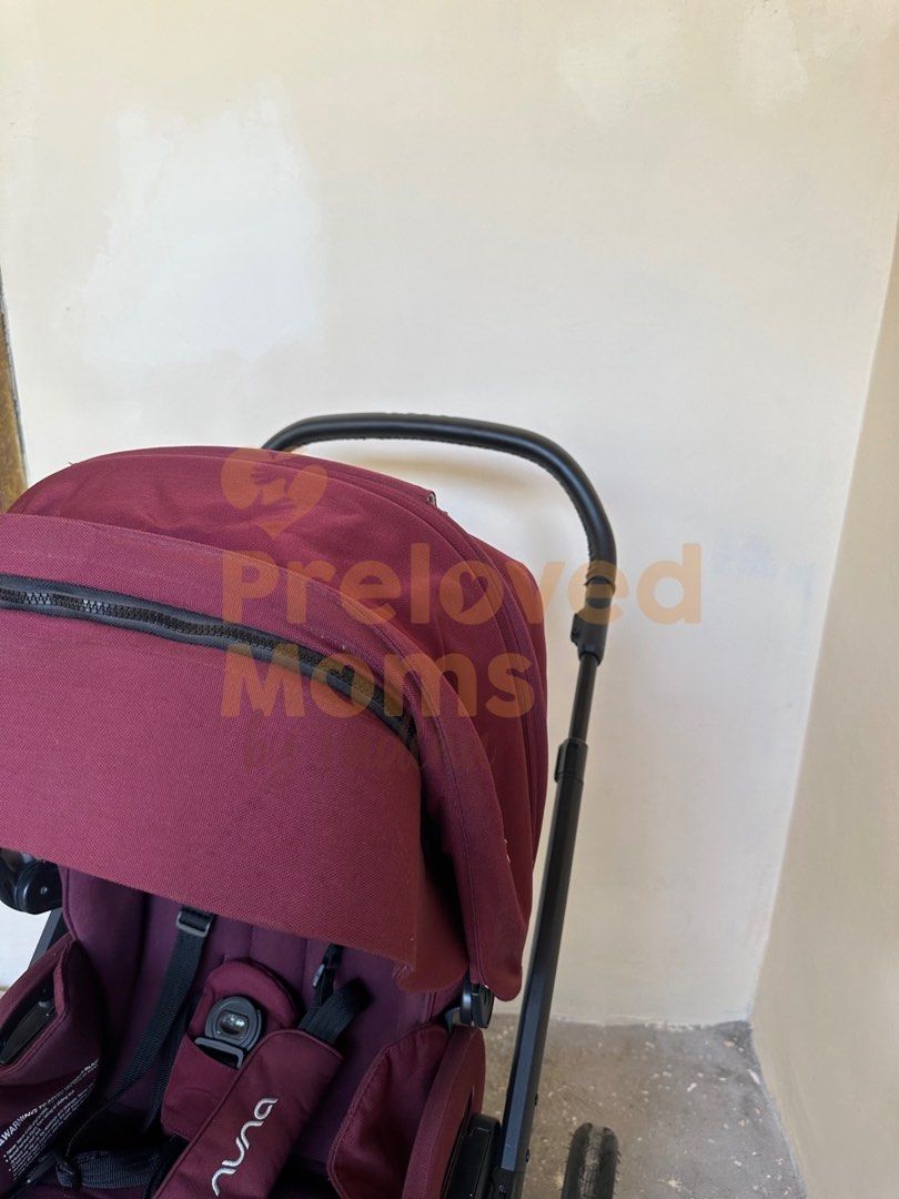 Nuna burgundy cheap stroller