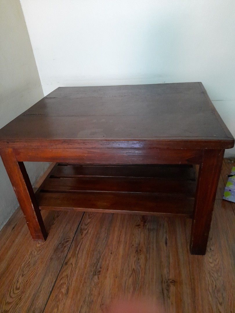 Study Table with Chair (for kids) (Category: Tables & Sets) located in Quezon City. Submitted by mylsyu (Listing ID 1248878515, Image 1). Description: ❗Study Table for Kid ❗With Chair included ❗Super Sturdy (heavy) ❗Excellent condition ❗Made from thick wood (pinasadya at super ganda ng wood na ginamit) ❗Table Size: 21" x 25" Height: 17".
