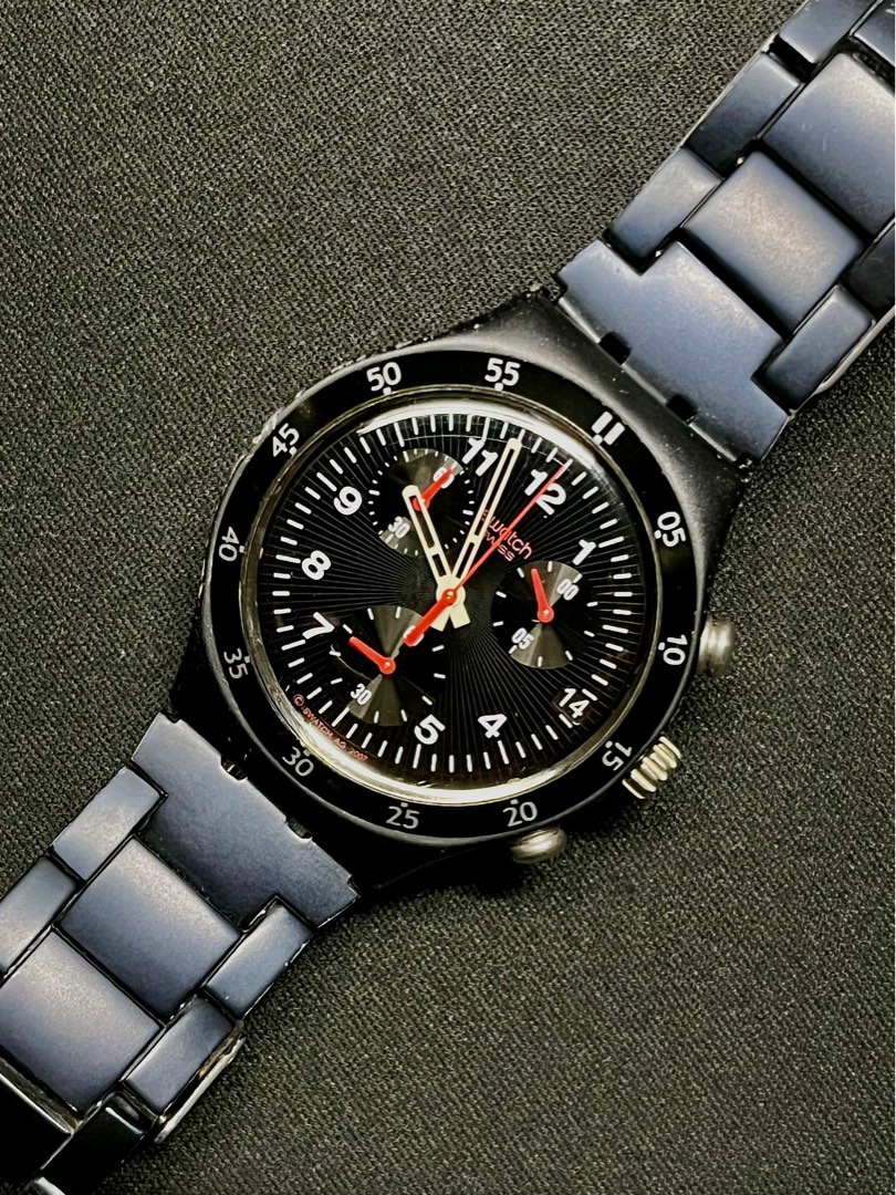Swatch irony chrono aluminium top