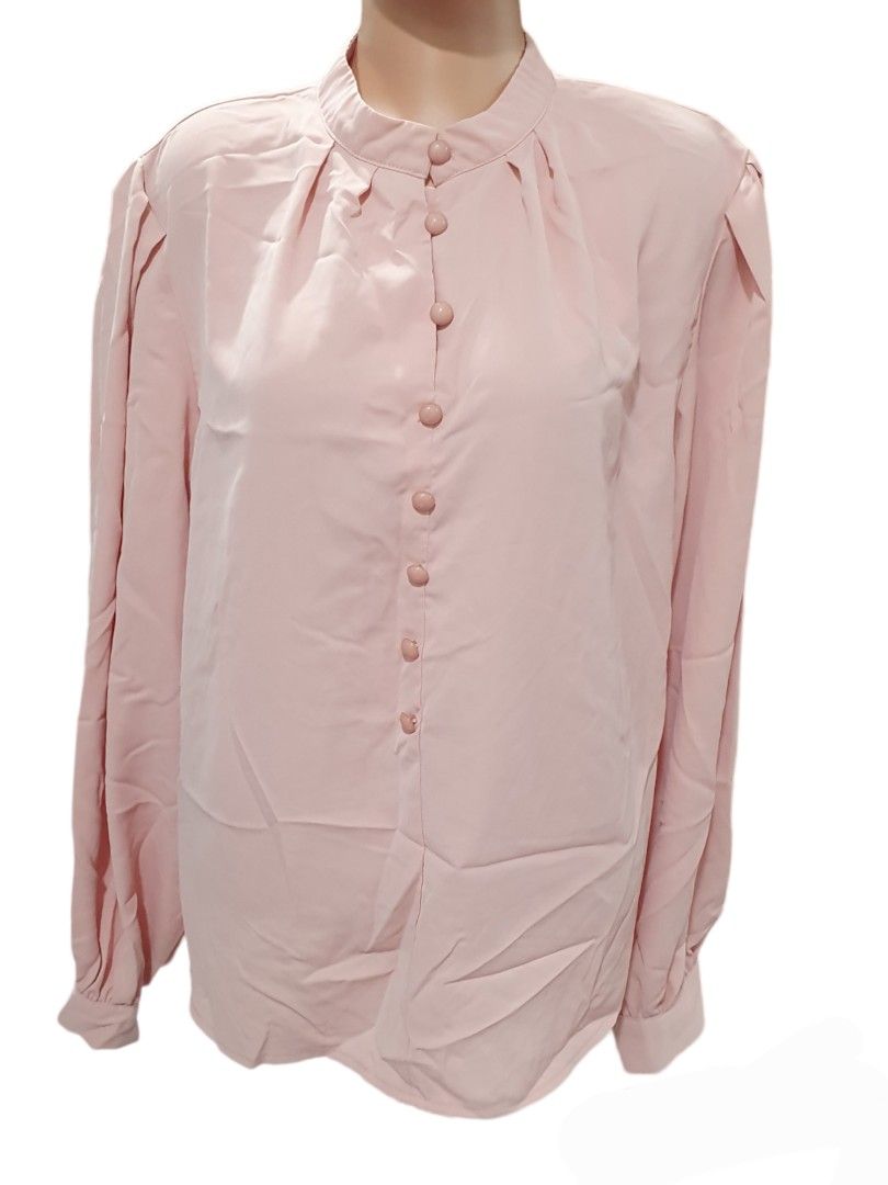1XL) TA793 Shein Ladies Pink tops blouse size L, Women's Fashion, Tops,  Blouses on Carousell