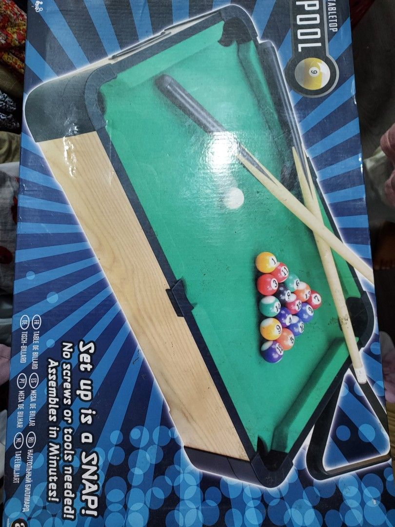 Mini Billar Snooker - Toys Market