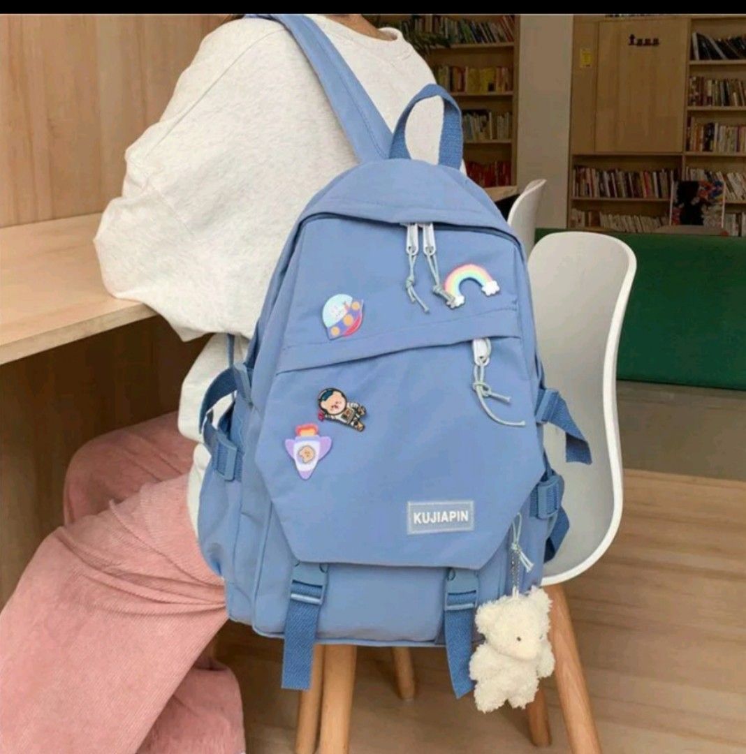 Tas Backpack Wanita Bahan Anyam Jerami Import/Tas Ransel Mini