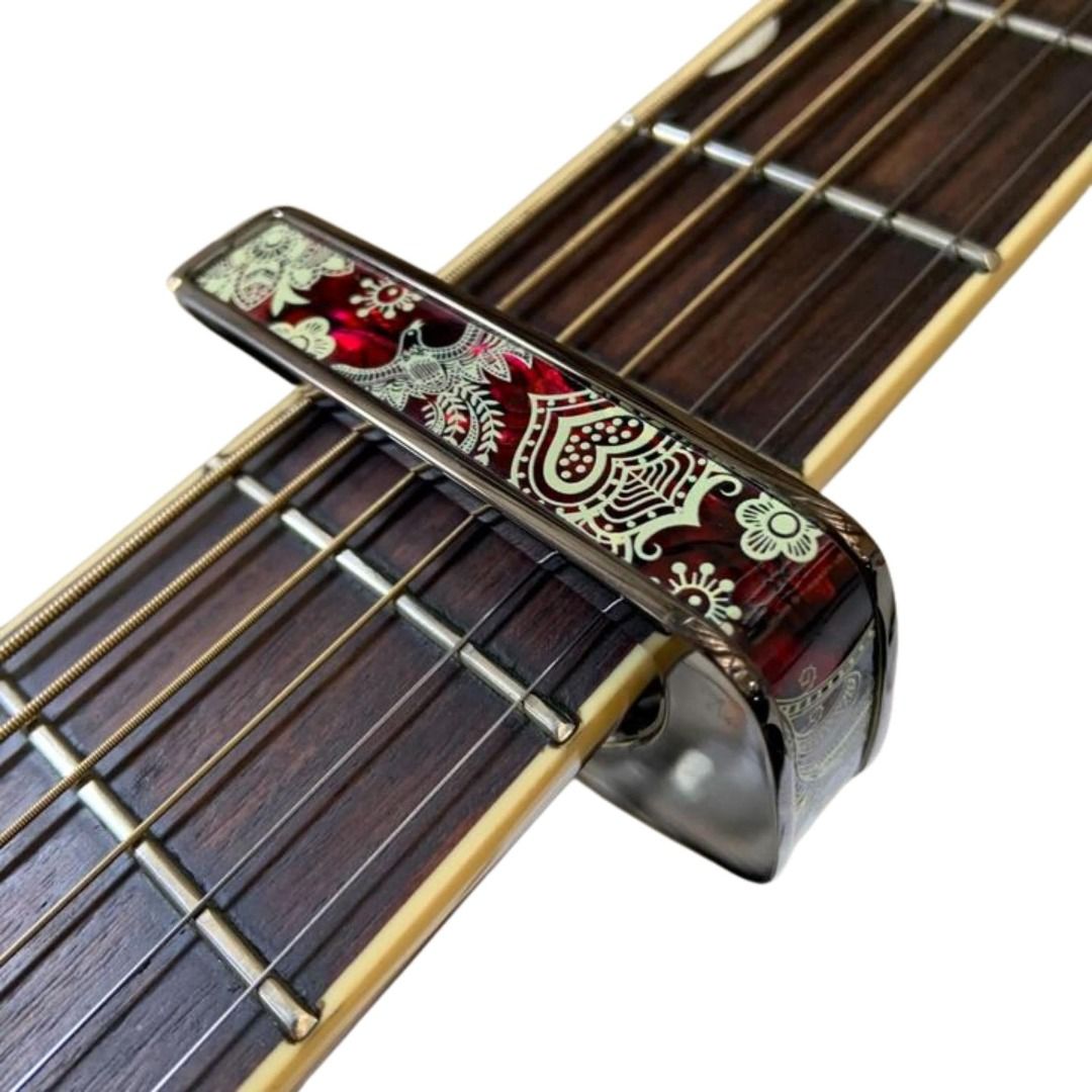Thalia Capo DELUXE Series Black Chrome HAWAIIAN KOA CELTIC KNOT 