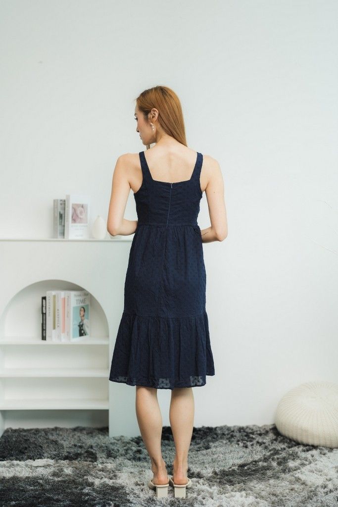 J crew eyelet deals midi dress