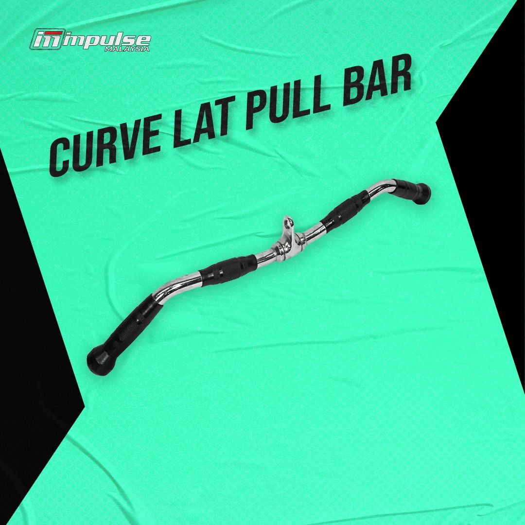 This curved lat pulldown bar