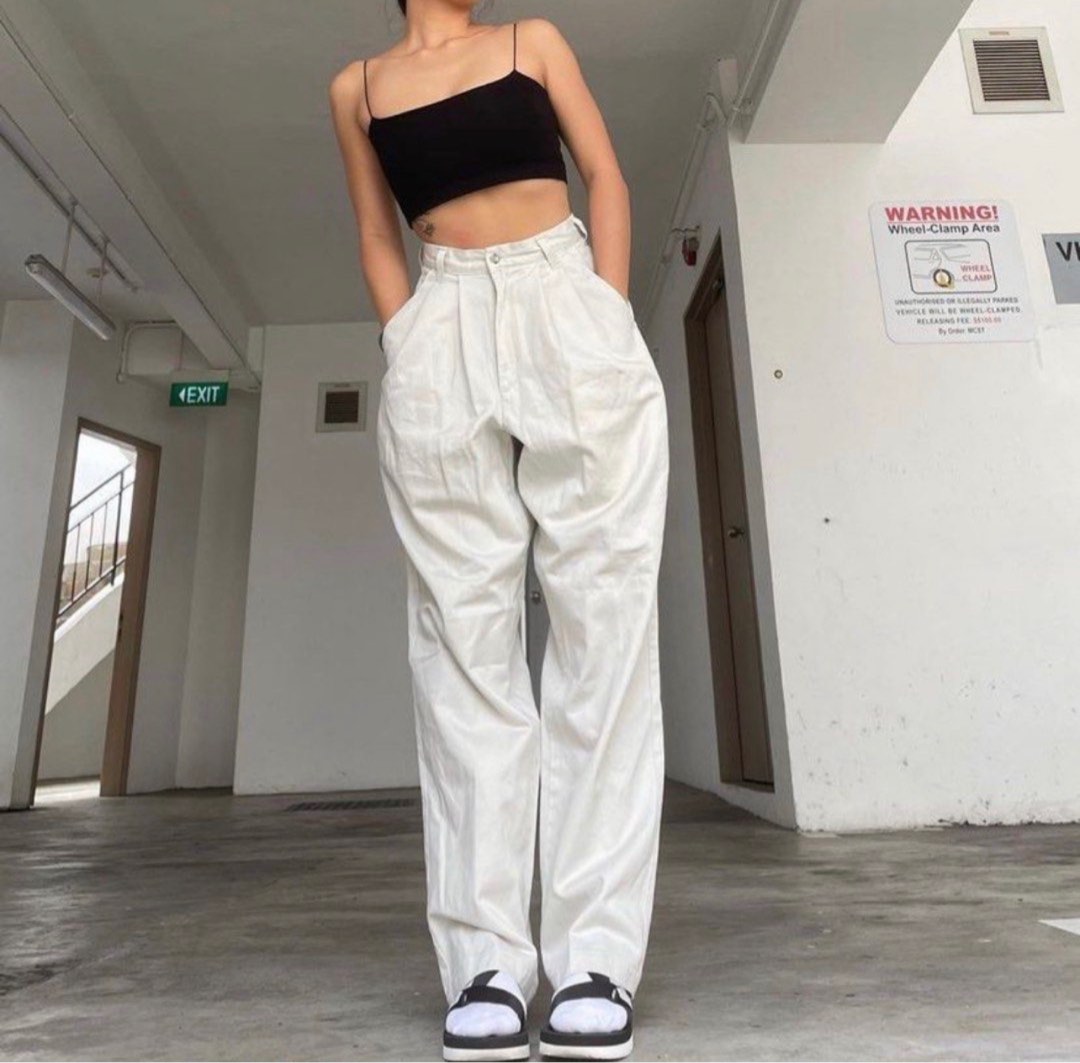 Buy Harajuku Baggy Cargo Pants Indie Aesthetic Wide Leg Pants Punk Grunge  Low Waist Jeans E Girls Vintage Loose Trousers Blue 2 XLarge at Amazonin